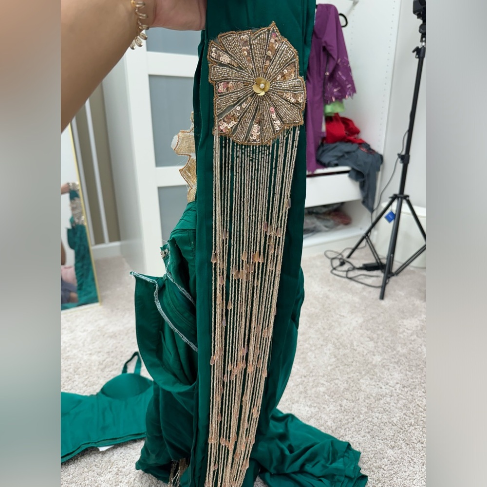 Pre-draped saree - Picture 10 of 12